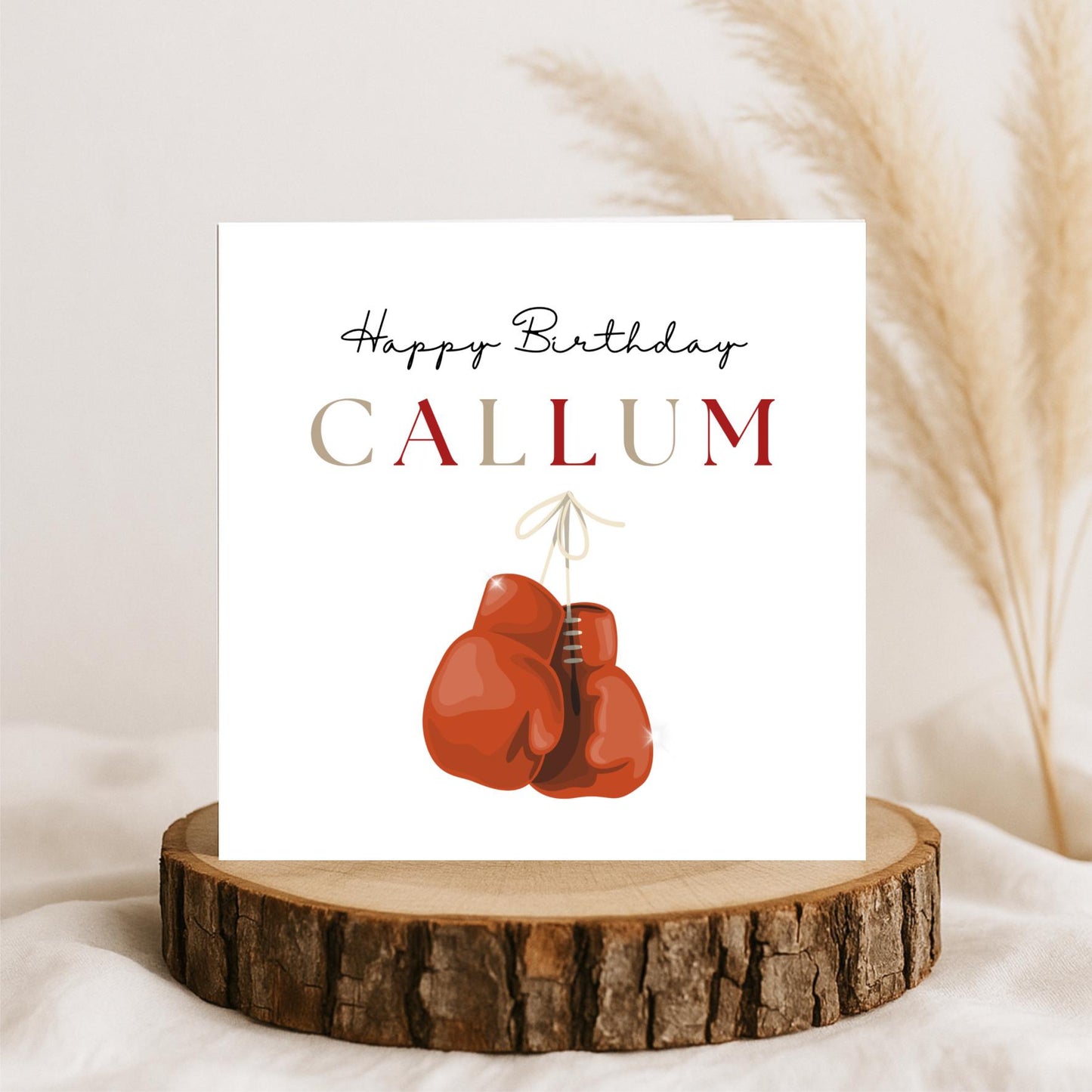 Boys Boxing Birthday Card, Boys Birthday Card, Boxing Birthday Card
