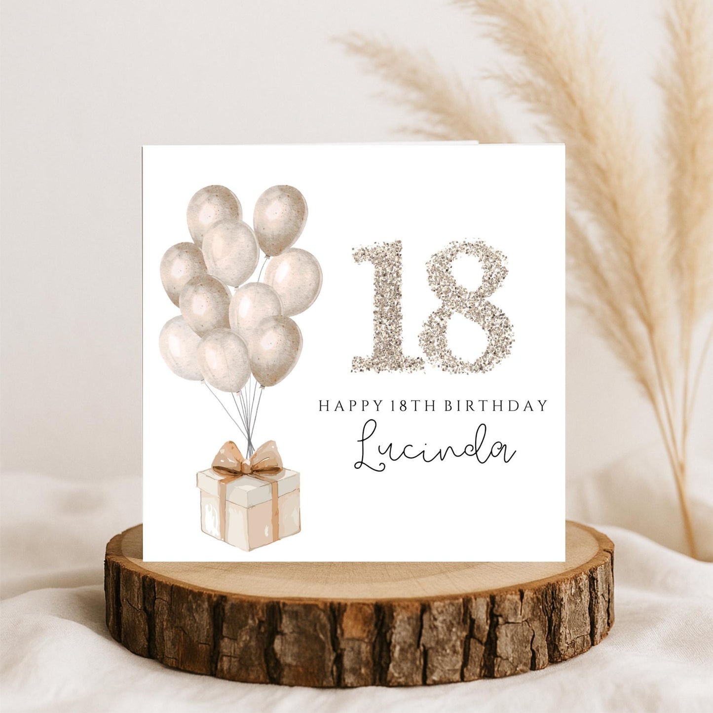 Personalised 18th Birthday Card, 18th Birthday