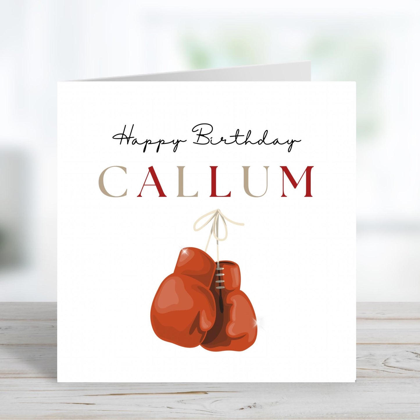 Boys Boxing Birthday Card, Boys Birthday Card, Boxing Birthday Card