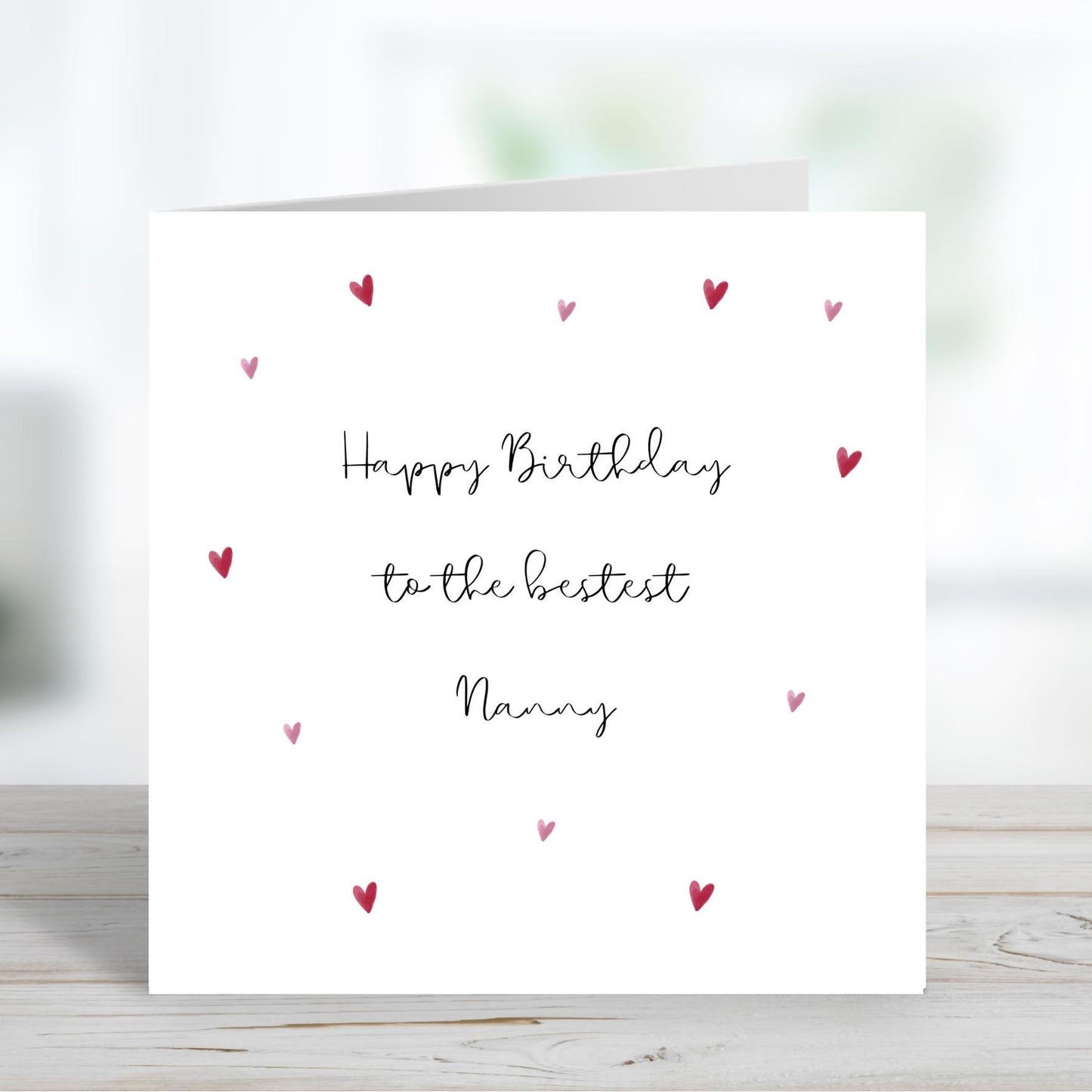 Nanny Birthday Card, Bestest Nanny