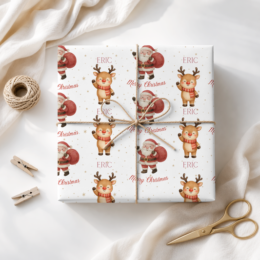 Personalised Children's Christmas Wrapping Paper