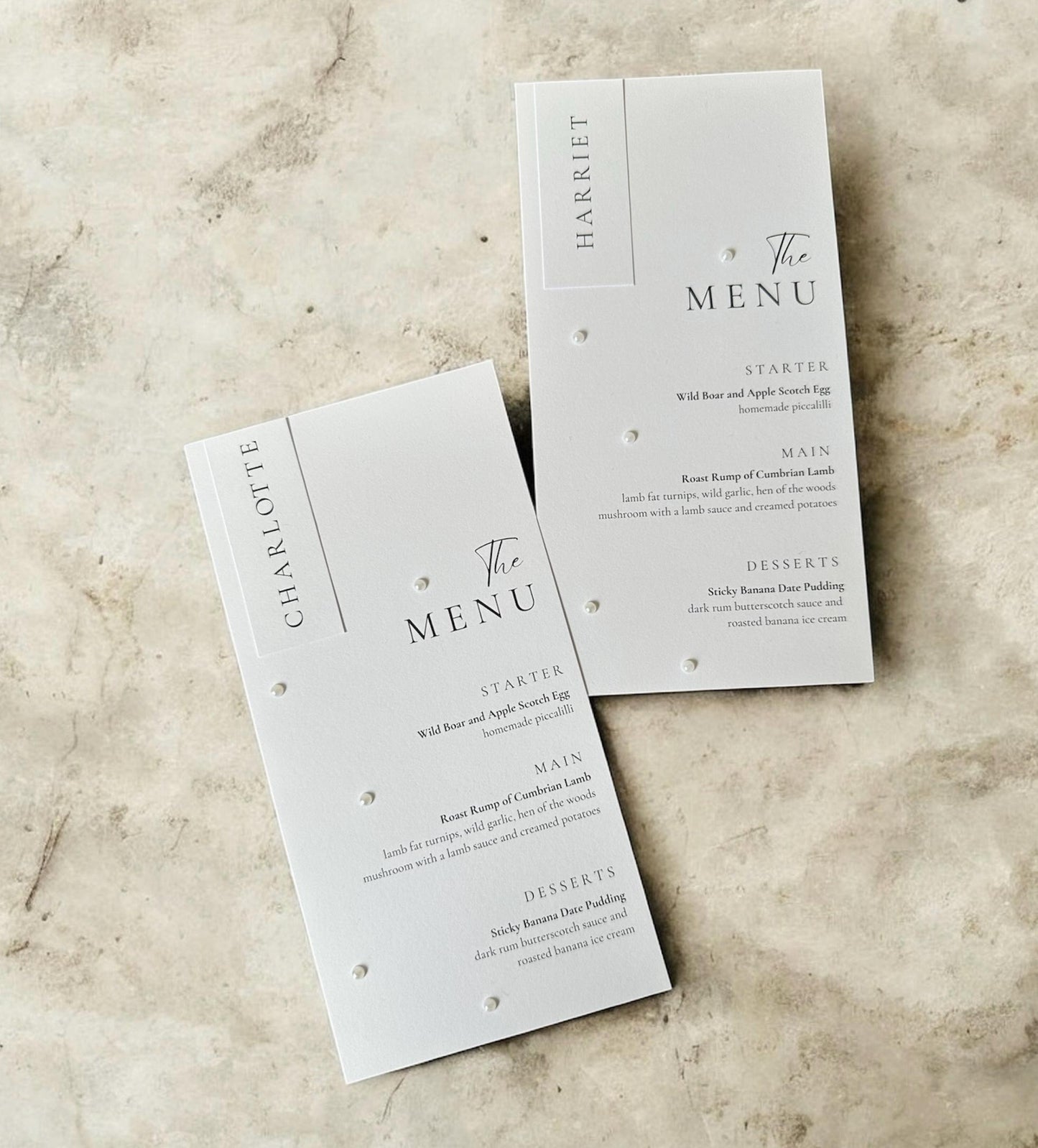 Wedding Menu Cards, Wedding Menu, Pearl Wedding Menu, Wedding Name Cards