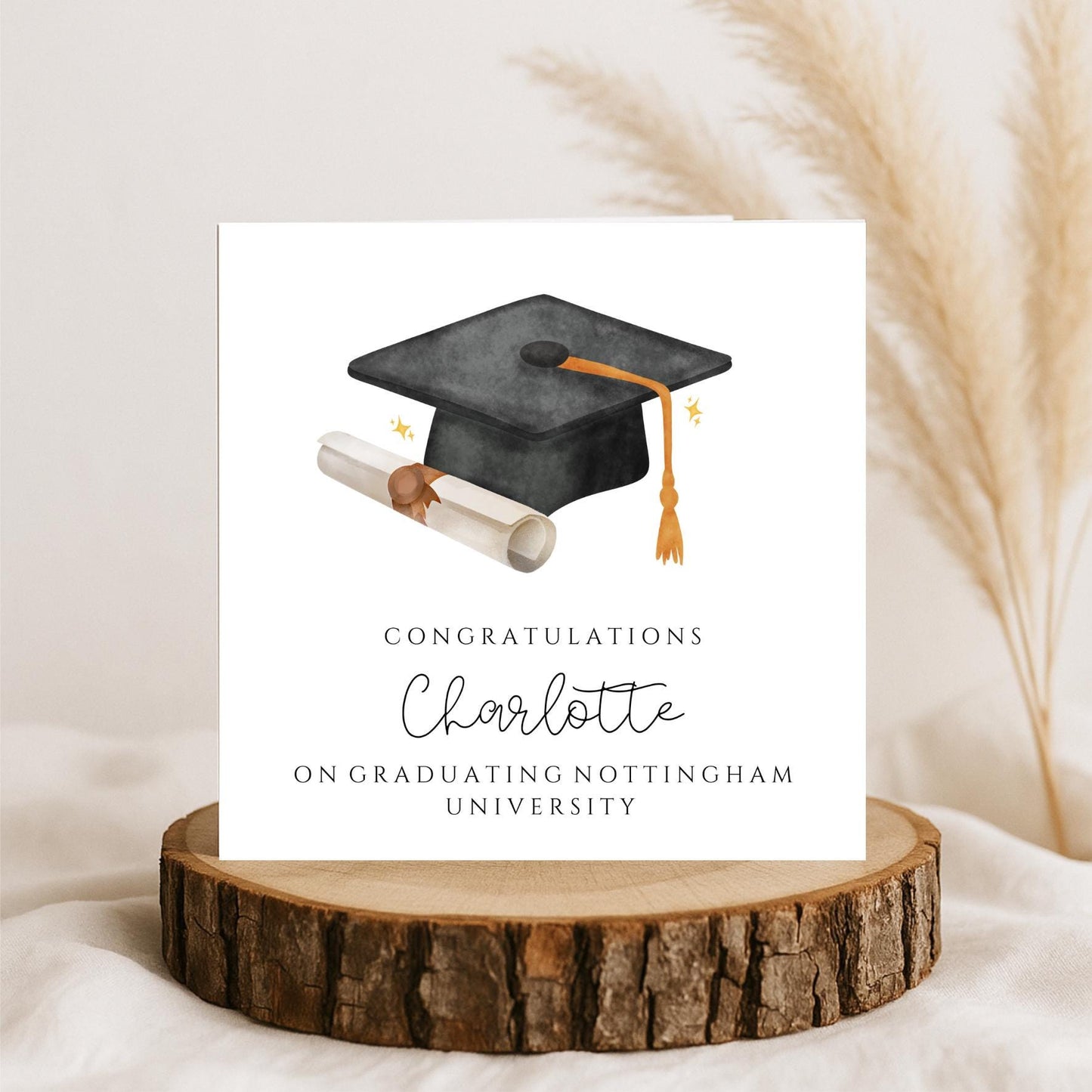 Personalised Graduation Card, Personalised Card