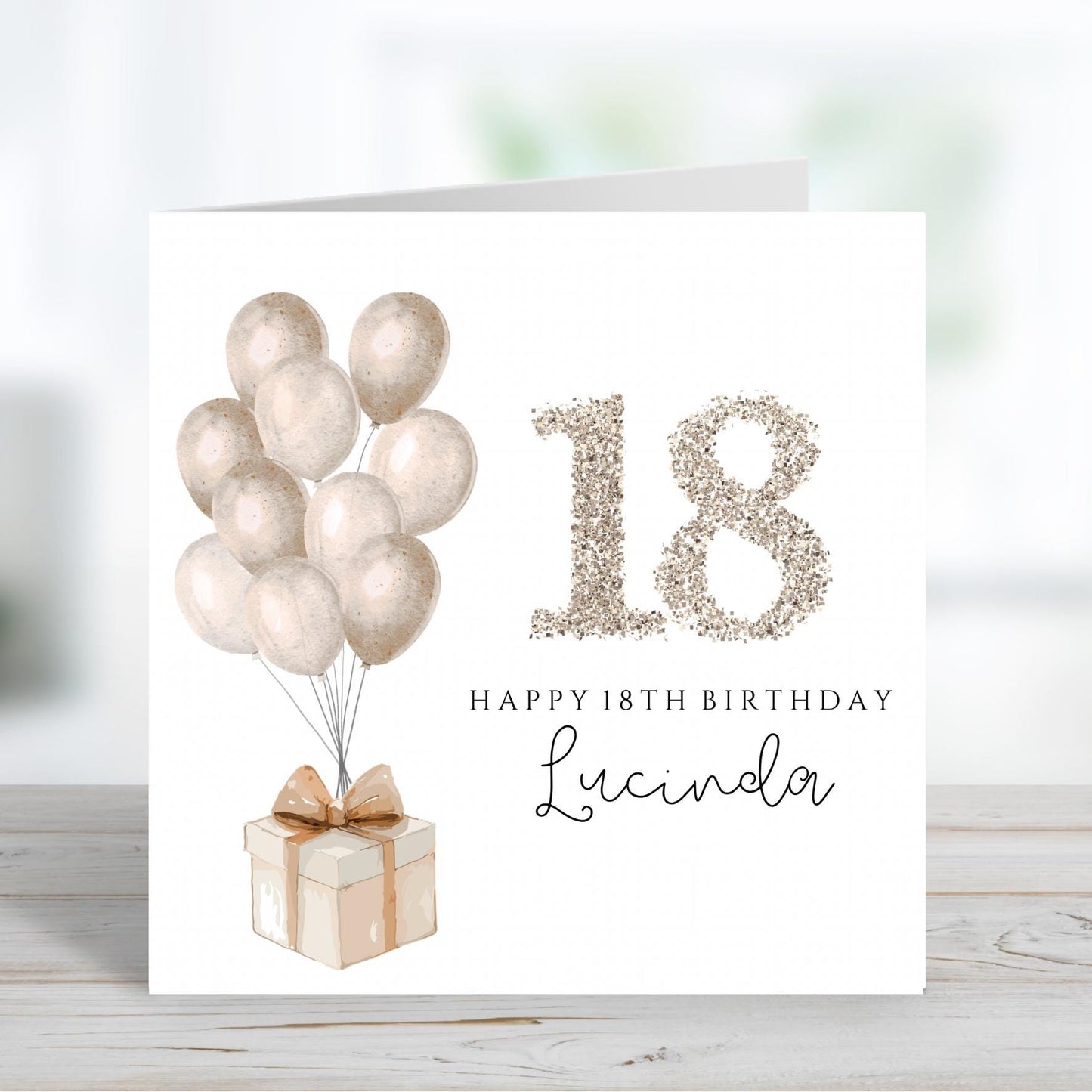 Personalised 18th Birthday Card, 18th Birthday