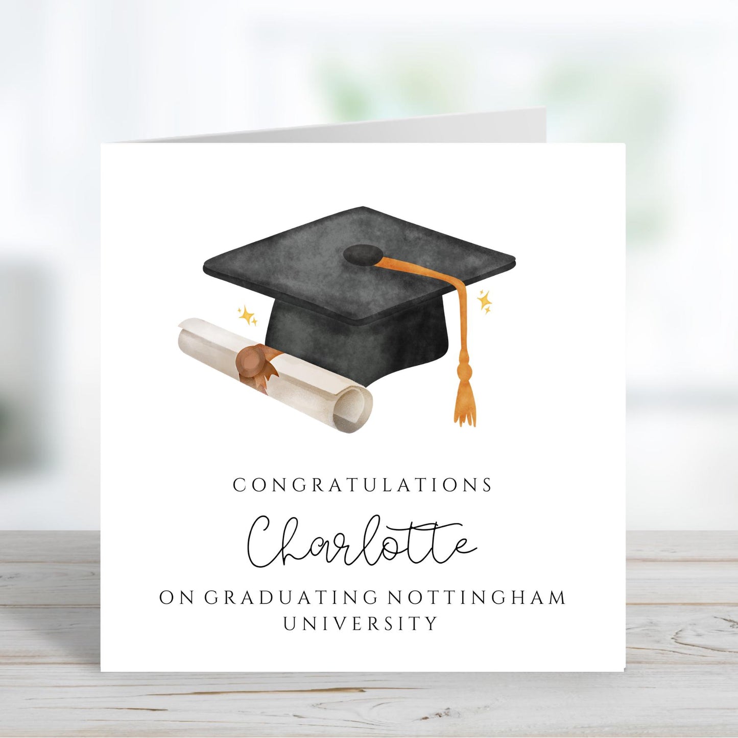 Personalised Graduation Card, Personalised Card
