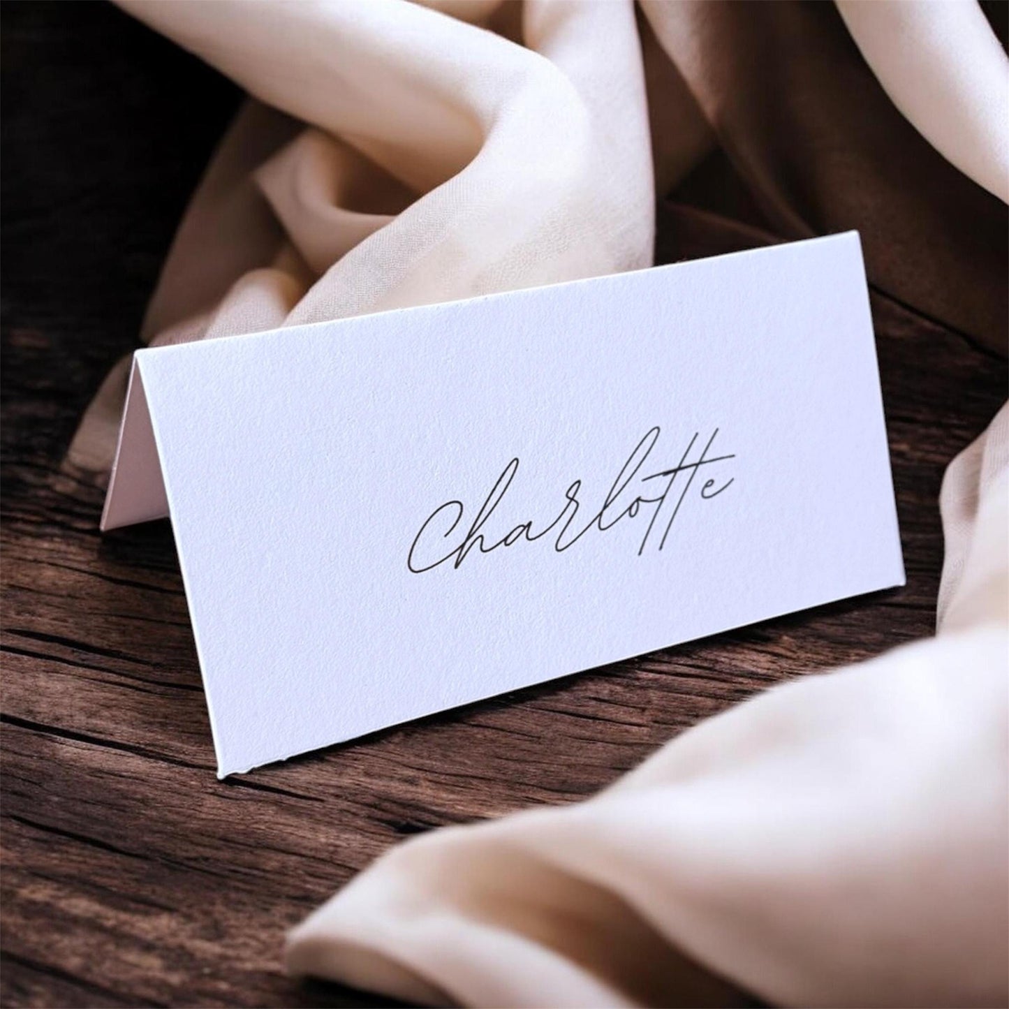 Minimalist Wedding Place Cards, Wedding Name Cards, Wedding Table Names, Wedding Favours